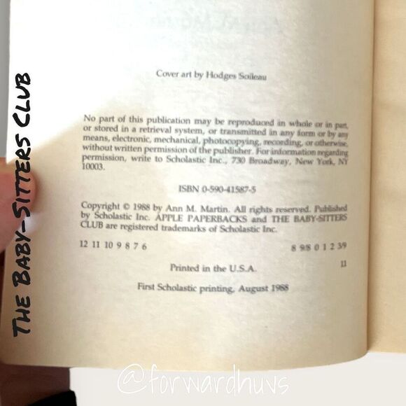 Bundle 3 for $15 | Baby-Sitters Club | Ann M. Martin | Book #15 | Vintage 1988 - Picture 11 of 12